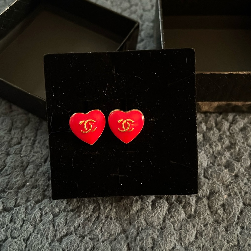 Channel Buttons/Earrings